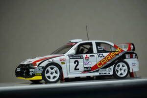 1/43 バーンズ RAC ixo MITSUBISHI Carisma GT #2 Burns 1997 Rally of GB 4th 三菱 ミツビシ カリスマ lancer ランサー evolution 4 エボ