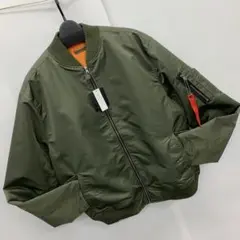 新品★メンズ★3Lサイズ★KONGOW★MA-1 中綿ジャケット 緑 8101