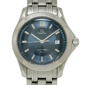 Omega オメガ 2511.82 Seamaster 120M シーマスター ネイビー クオーツ J65555