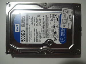 WD Blue　WD5000AZLX 500GB　3.5インチHDD　SATA