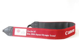 ☆Canon キヤノン EOS 8000D JOC カメラ ストラップ Go for it! Rio 2016 Japan Olympic Team! リオ オリンピック 赤×白色 Camera strap☆