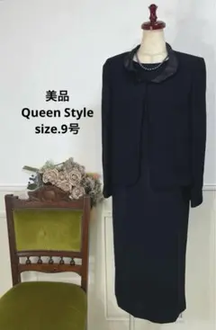 美品　Queen Style レース　ブラックフォーマル