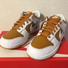 NIKE DUNK LOW 26cm ホワイトイエロー ナイキスニーカー