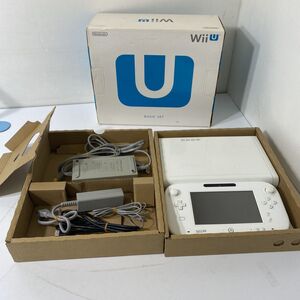 動作確認/初期化済み Nintendo ニンテンドー Wii U 本体 32GB WUP-010 WUP-101(01) ホワイト 本体 AAL1218大6328/0123