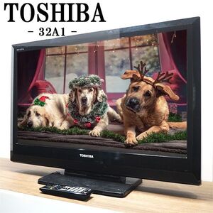 【中古】TA-32A1/液晶テレビ/32V/TOSHIBA/東芝/32A1/REGZA/レグザ/BS/CS/地上デジタル/ハイビジョン/豊富な入力端子