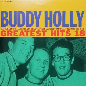 ◆ピュアロカ◆BUDDY HOLLY(バディ・ホリー)／GREATEST HITS 18◆