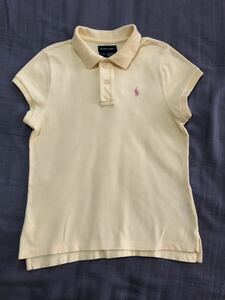 美品　120　RALPH LAUREN　ラルフローレン　ポロシャツ　黄色