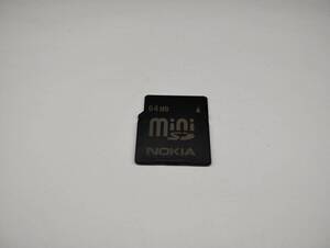 64MB　メガバイト　NOKIA　miniSDカード　メモリーカード