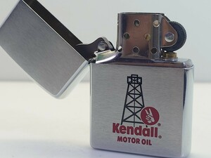 zippo 2001年 KENDALL MOTOR OIL ジッポー ケンドル モーターオイル 企業物 ゴールド 未使用 オイルライター　66DDHH