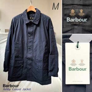 M 新品 バブアー Barbour ASHBY CASUAL JACKET アシュビー ノンオイル ジャケット メンズ MCA0792 ネイビー 紺 ガーメントダイ 送料無料