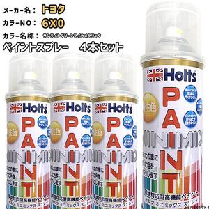 holts ペイントスプレー 4本セット トヨタ 6X0 サンライトグリーンマイカメタリック ホルツ MINIMIX