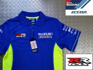 タグ無※送料385円【正規品★本物】 新品 UKスズキ純正 スズキエクスター ポロシャツ サイズUK-S（日本サイズM) GSX-RR RSタイチ UK限定！