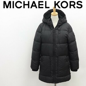 ◆MICHAEL KORS マイケルコース 中綿 フーデッド コート 黒 ブラック 8