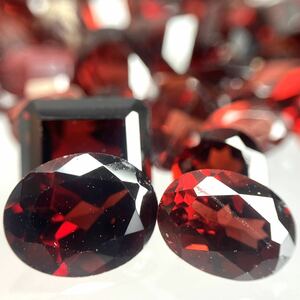 (天然ガーネットおまとめ50ct)j ルース 裸石 宝石 ジュエリー garnet ガーネット jewelry 柘榴石 K②