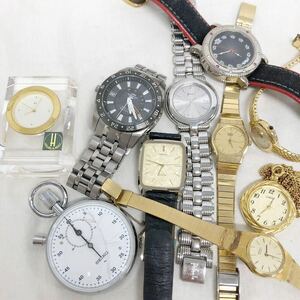 1円〜【まとめて時計】N② SEIKO CITIZEN Tirol SWAROVSKI その他（ジャンク品）