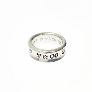 【1円スタート】TIFFANY & Co. ティファニー シルバー ナロー 1837 6.6g 925刻印 指輪 リング 384105