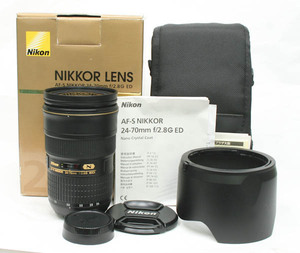 #G2121■ニコン　AF-S NIKKOR24-70/2.8G ED■