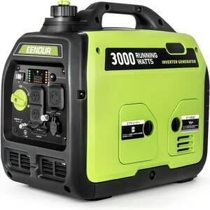 新品　EENOUR インバーター発電機 DK3000iS 定格出力3.0kVA 防災製品等推奨品 正弦波 防音型 高出力 軽量 静音 家庭用 ガソリン発電機