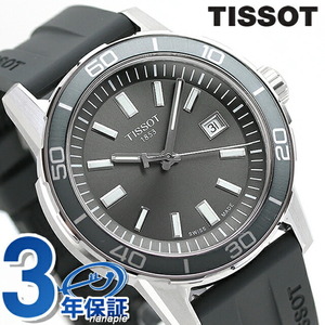 ティソ スーパースポーツ クォーツ 電池式 腕時計 ブランド メンズ TISSOT T125.610.17.081.00 アナログ グレー スイス製