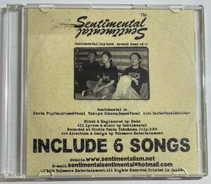 【Japanese Punk】Sentimental-Daybook Second Demo CD-R (中古 非売品) 検 Hi-Standard/nicotine/snuffy smile/kick rock/哀愁メロコア