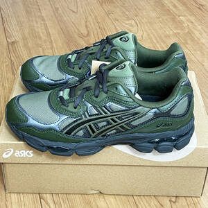 新品　ASICS GEL NYC 26　モス フォレスト　moss　forest　グリーン　ゲル　GEL 黒　ブラック　ランニング　アシックス　1203A280 300