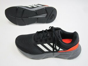 ★40％OFF～ adidas アディダス ギャラクシー6 ゆったり 人気 ランニング【紳士 メンズ】Meスニーカー 黒白 24.5cm 7タ