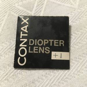 CONTAX DIOPTER LENS ＋1.0 +1.0 視度調整レンズ コンタックス RTS ？