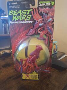 Beast Wars Transformers Basic Vintage Claw Jaw Complete MOSC New In Card 海外 即決