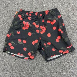 新品 M 19SS Supreme Nylon Water Short cherry Black シュプリーム ウォーター ショーツ チェリー