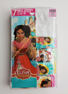 USA購入★★ アバローのプリンセス エレナ パンツ サイズ4 110 4枚 未使用品 ★★ Elena of Avalor girls panties