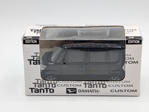 即決有◆プルバックカー DAIHATSU ダイハツ タント TanTo カスタム トップエディション ブラック LA600S 非売品 カラーサンプル◆ミニカー