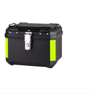 新入荷上質 リアボックス 容量 45L バイク用トップケース 収納ケース バックレスト付き 防水 リフレクター付き 取り外し可能な裏地 黒