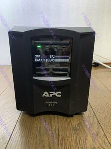 APC Smart UPS 750/最大出力750VA・500W/純正電池/正弦波/6個コンセント/良上品No27