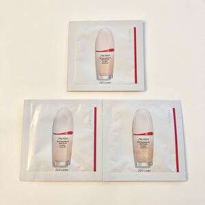 shiseido 資生堂　エッセンススキングロウ サンプル　220 Linen 美容液　ファンデーション　3袋