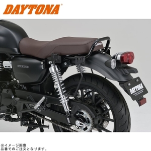 在庫あり DAYTONA デイトナ 16888 サドルバッグサポート(ベルトループ一体型)左側用/ヘルメットホルダー付き GB350(’21～’23)