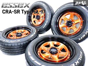 ●ESSEX エセックス CRA-SR Type EL-17 ver.2 17インチ 8.5J +19 PCD139.7 6H 6穴 2ピース ホイール 4本セット 200系 ハイエース 即納 A-4