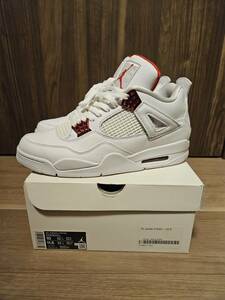 NIKE AIR JORDAN 4 RETRO (112カラー) 白×赤 US10.5(28.5cm)