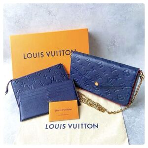 [極美品] RFIDタグ LOUIS VUITTON ルイ・ヴィトン ポシェットフェリシー モノグラム アンプラント ショルダーバッグ M64099 シリアルあり