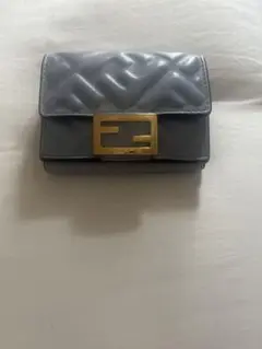 FENDI ミニ財布ブルー ヴィンテージ