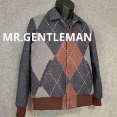 MR.GENTLEMAN ミスタージェントルマン　ウールジャケット　アーガイル柄