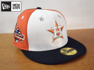 K77《未使用品》NEW ERA ニューエラ 59FIFTY【7-1/4 - 57.7cm】HOUSTON ASTROS アストロズ MLB フラット 帽子 キャップ USモデル