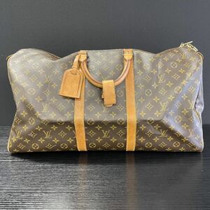 【5R66】1円スタート LOUIS VUITTON / MI0971 ルイヴィトン キーポル55 トラベルバッグ ボストンバッグ ハンドバッグ ブラウン