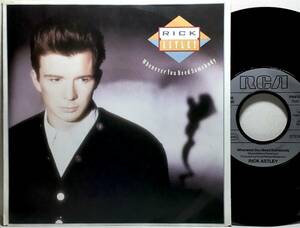 【独7】 RICK ASTLEY / WHENEVER YOU NEED SOMEBODY / JUST GOOD FRIENDS 1987 ドイツ盤 7インチシングルレコード EP 45 試聴済