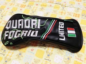 BALDO バルド QUADRI FOGRIO HEAD COVER ROSSO ITALIANO【ロッソ】（ブラック）　ヘッドカバー 1W用/ドライバー用