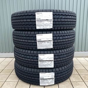 法人4本送料込み15600円～ 【領収書発行可】145R12 6PR【145/80R12 80/78N】ブリヂストンW300 アクティ キャリー エブリィ軽トラ軽バン