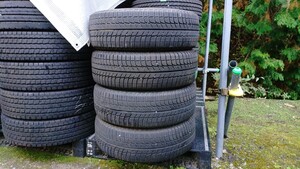 ☆225/65R17 102T ミシュラン X-ICE3+ 2018年製造×3本 2019年製造×1本 残り溝6〜7㎜ スタッドレスタイヤ スノータイヤ 中古4本セット☆