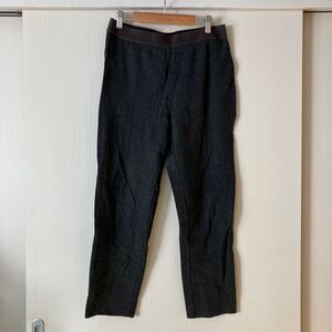 USED 中古　ユニクロ　 パンツ ストレッチ イージーパンツ ウエストゴム グレー　レディースＬ