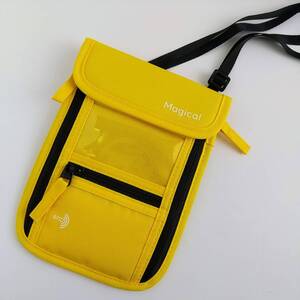 ☆SALE☆未開封品☆スマホケース・パスポートケース・お財布ポシェット・スリムケース【イエロー】