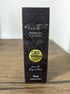 +WEED E-リキッドCBD1000mg ハーブフレーバー