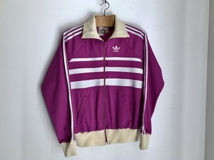 アディダスフランスVENTEX社製 ファーストモデル ROSE ピンク ジャージ ヴィンテージ 70s adidas made in france 白タグ レアカラー